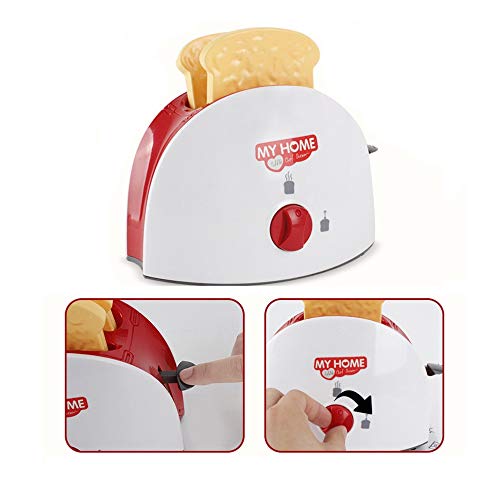 Gbell Kitchen Home Appliances Kids Pretend Play Toy,Home Coffee Machine Electric Iron Microwave Oven Washing Machine Mixer Vacuum Cleaner Juicer Appliances Xmas Toy Gifts for Toddler Girls Boys 3+ - Thumbnail 2
