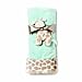 Nat and Jules Blanket and Giraffe Rattle Set, Blue
