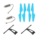 Force1 Genuine Spare Parts U49W Drone Crash Pack Includes Motors, Propellers and Landing Gear - Blue