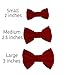 3 Pack Classic Girl Bows On Alligator Clips (Small, Chambray/Tan/Purple Floral)