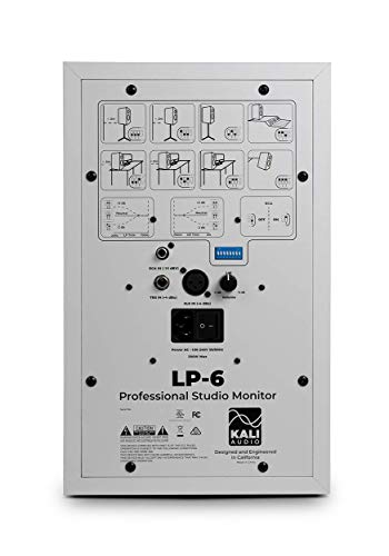 6.5 Inch Powered Studio Monitor, White