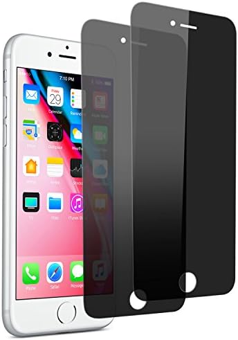 iPhone 4.7 inch Privacy Protective Screen Protector, Atill 2 Pack Anti-Spy Tempered Glass Screen Protector for Apple iPhone 8/ 7/ 6s/ 6 (Black)