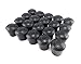 YUETON 2/3 Inch 20pcs Rubber Chair Leg Caps Feet Pads Furniture Table Covers Floor Protectors