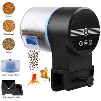 Amazon Com Torlam Auto Fish Feeder Moisture Proof Electric