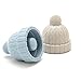Monkey Business Beanie Wine Stopper | 2 Wine Stoppers in 1 Pack | Cute Wine Accessories | Fun Kitchen Gadgets | Wine Stoppers for Wine Bottles | Knit-Beanie-Shaped Wine Bottle Stopper w/a Pom-Pom