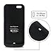 iPhone 6S Plus / 6 Plus (not for iPhone 6 / 6s) Battery Case Charger [Extra Bonus-Tempered Glass Screen Protector], 6800mAh External Battery Backup Protective Charger Case (Purple)