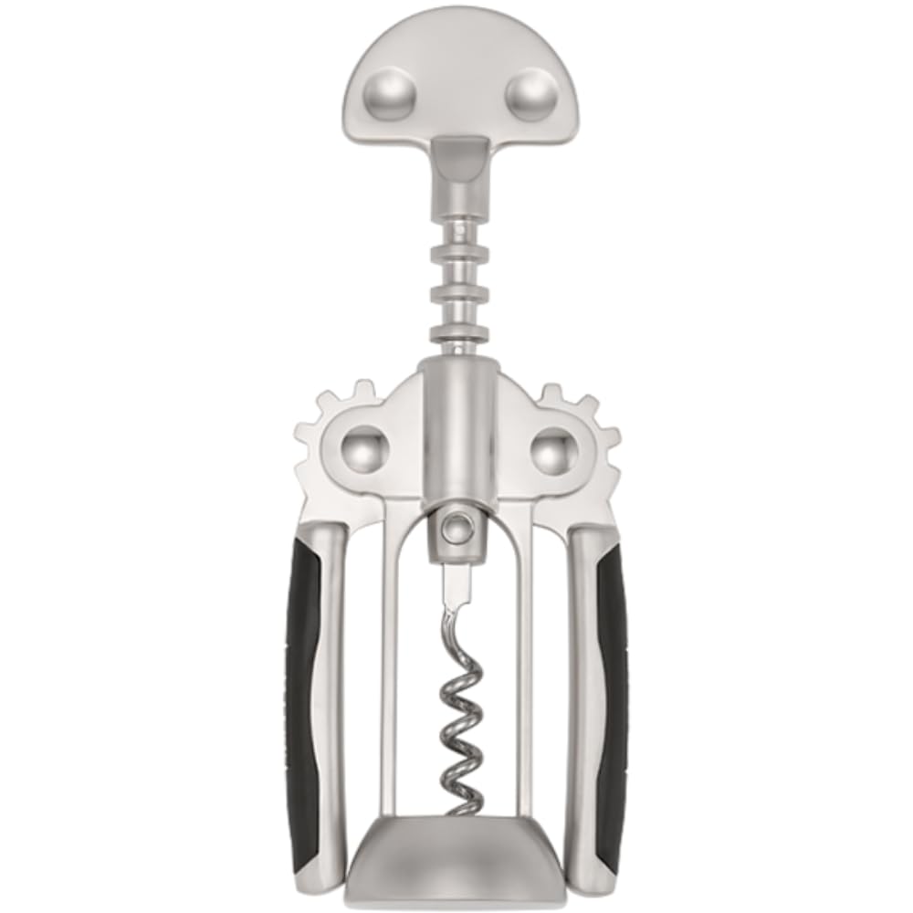 Stellar Contour Deluxe Corkscrew, Stainless Steel, Silver