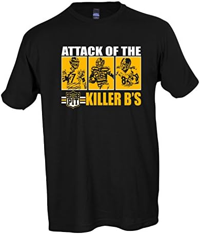 Wage War Apparel Pittsburgh Attack of The Killer B's T-Shirt (XXL, Black)