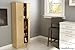 South Shore 7113971 4-Door Storage Pantry with Adjustable Shelves, Natural Maple