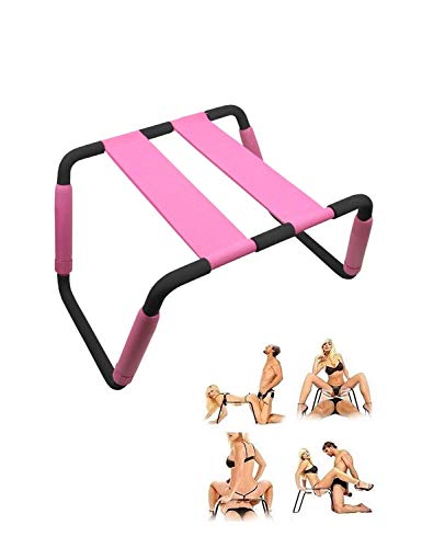 XINKONGG Orgásm Couple Toys Multifunctional Adjustable Metal Frame Adult Massager Game Chair Toy (Pink)