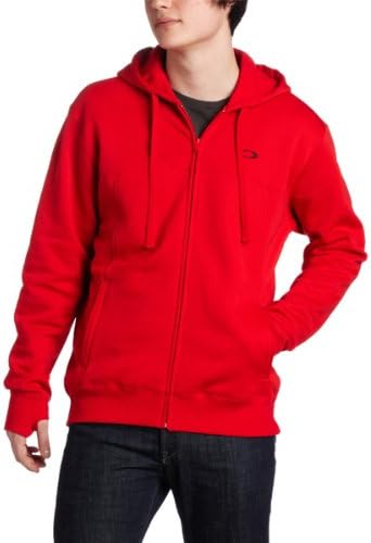 red fleece lined hoodie