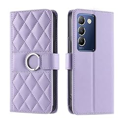 Lucyliy Compatible with vivo T3 5G Case Flip PU