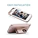 BIGFOX for iPhone 7 Plus Battery Case,for iPhone 8 Plus/7 Plus Charger Case 4200mAh Magnetic Battery Cases Slim Rechargeable External Battery Pack for iPhone 8 Plus/7 Plus/6S Plus/6 Plus (Rose Gold)