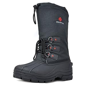 dream pairs men's insulated waterproof winter snow boots