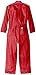 Walls Work Men's Long Sleeve Twill Coverall,Safety Red,34/Regular