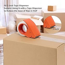 Amazon Basics Extra-Wide Packing Tape, Designed for
