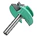 Yakamoz 1PC 45 Degree Lock Miter Router Bit 1-1/2 Diameter 1/4 Shank Green Wood Cutter for Woodworking Drilling Power Tools