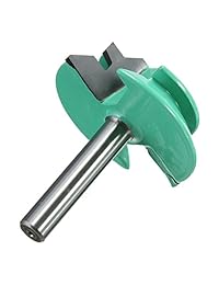 yakamoz 1pc 45 grados Lock Mitra Router Bit cortador de 1   1 diámetro de 2" vástago 1 4" Madera Verde Para Perforación de la carpintería Herramientas Eléctricas