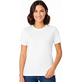 Women's 100% Cotton Crew Neck T-Shirt – Classic Fit, Soft & Breathable Short Sleeve Tee Casual Trendy Top– Pack of 2