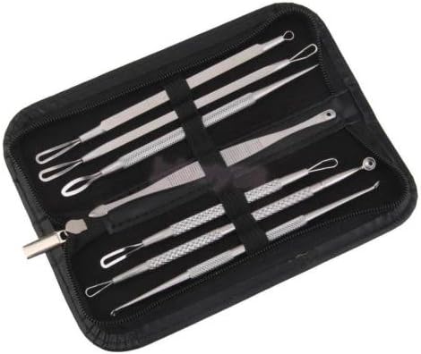 DatConShop(TM) 7PCS Blackhead Whitehead Pimple Acne Blemish Extractor Remover Tool Set Kit