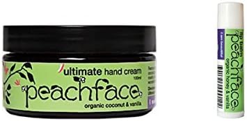 Peachface Honey Vanilla Hand Cream and Lip Balm Gift Set 100 ml by Peachface