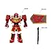 YOUNG TOYS Geo Mecha Beast Guardian Mini Series Transformation Transforming Robot Action Figure Toy ( Pack of 4)
