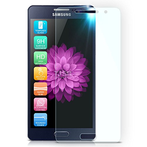 For Samsung Galaxy A5 (2016) Tempered Glass Screen Protector, TJS 9H Surface Hardness/Anti-Scratch/ Shatterproof/Anti-Fingerprint/Water & Oil Resistant/Delicate Touch/LCD HD High Definition