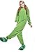 VU ROUL Cosplay Unisex-adult Monsters University Anime Kigurumi Cosplay Mike Size S Green