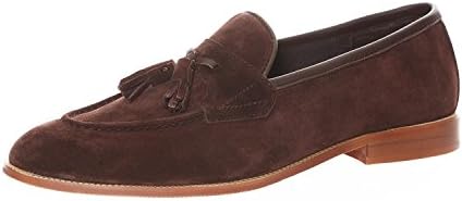 Journey West Men's Suede Leather Tassel Loafer Men Shoes Slip-on Loafer Moccasin Loafers Office Smart Work Loafers Shoes