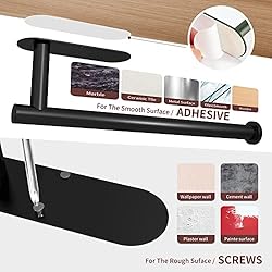 DEKAVA Paper Towel Holder Under Cabinet for