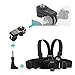 EEEKit Gift Pack For VTech Kidizoom Kid Action Cam/DROGRACE Children Kids Camera,Head Strap Mount,Junior Child Kid Chest Body Harness Mount,Storage Bag