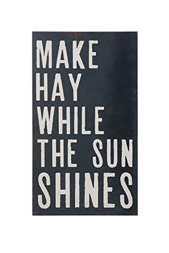 Creative Co Op Make Hay While The Sun Shines Wood Wall Decor