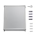 (1 Pack) Sanitary Napkin Disposal Receptacle with Key and Lock - 304 Grade Heavy Duty Stainless Steel - 1.8 Gallon Capacity