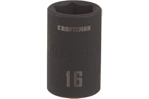 CRAFTSMAN® 1/2 in. Drive, 16mm Metric Impact Shallow Socket (CMMT15864)