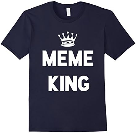 Men's Meme King tshirt XL Navy