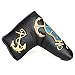 Craftsman Golf Anchor Boat Ship Steering Wheel Crown Embroideried Black Blade Putter Cover Headcover Magnetic Closure for Scotty Cameron Taylormade Odyssey Etc. …