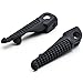 Black Front Foot Rest Pegs Compatible with Kawasaki Ninja ZX-6R ZX-10R ZX-9R 650R Z1000 Z750 Black Motorcycle Foot Pegs Footrests Left & Right