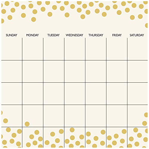 Wall Pops WallPops WPE1503 Gold Confetti Organization Kit, White & Off