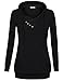 Timeson Women's Long Sleeve Crowl Neck Lightweight Pullover Hooded Sweatshirt With Pocket