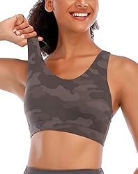 RUNNING GIRL Sports Bra for Women, Criss-Cross Back