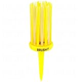 Brush-T Durable Low-Resistance Consistent Height Plastic Tees