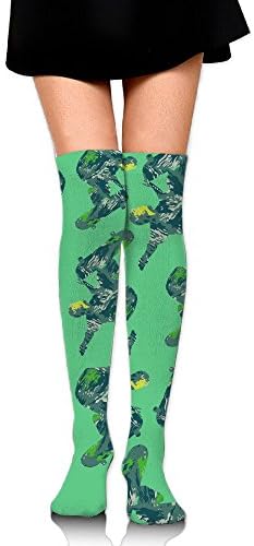 Skateboard Deck Womens Stretchy Winter Knee High Sock