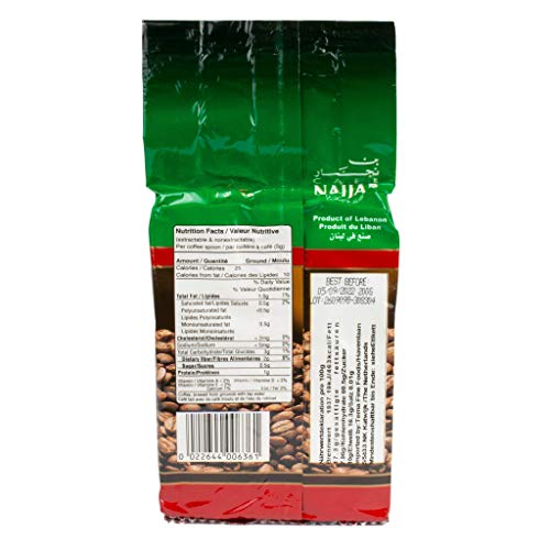 Najjar - Arabischer Mokka Kaffee gemahlen mit Kardamom im 4er Set á 200 g Packung – Bild 4