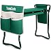 TomCare Garden Kneeler Seat Garden Bench Garden Stools Foldable Stool with Tool Bag Pouch EVA Foam Pad Outdoor Portable Kneeler for Gardening(Large-21.65" x 10.62" x 18.89",Green)