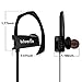 BLUERIN Bluetooth Headphones with Mic Hook in ear Earphones for Gym Running (Black)