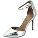 Breckelle's Women's Isabel-21 Pointed Toe Ankle Strap Pumps