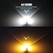 SIRIUSLED Extremely Bright White and Amber Switchback PX Chipset SMD LED Bulbs with Projector for Car Turn Signal Lights DRL 7440 7441 7443 7444 992