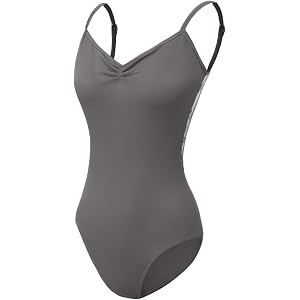 Lanbodance Women's Camisole Leotard for Ballet Dance grils Bodysuit with Adjustable Straps