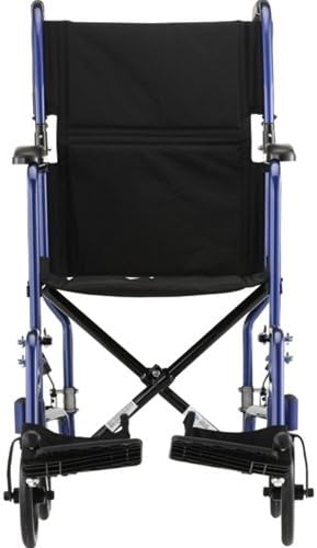 Nova Super Lightweight Comet Transport Wheelchair : Red Standard Seat