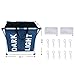 Chrislley X-Frame Laundry Hamper Basket Dirty Clothes Laundry Basket Large Home Laundry Hamper Sorter Laundry Bag (Blue)